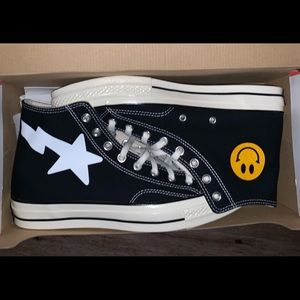 NEW Chinatown Market Converse Hi custom Bapesta
